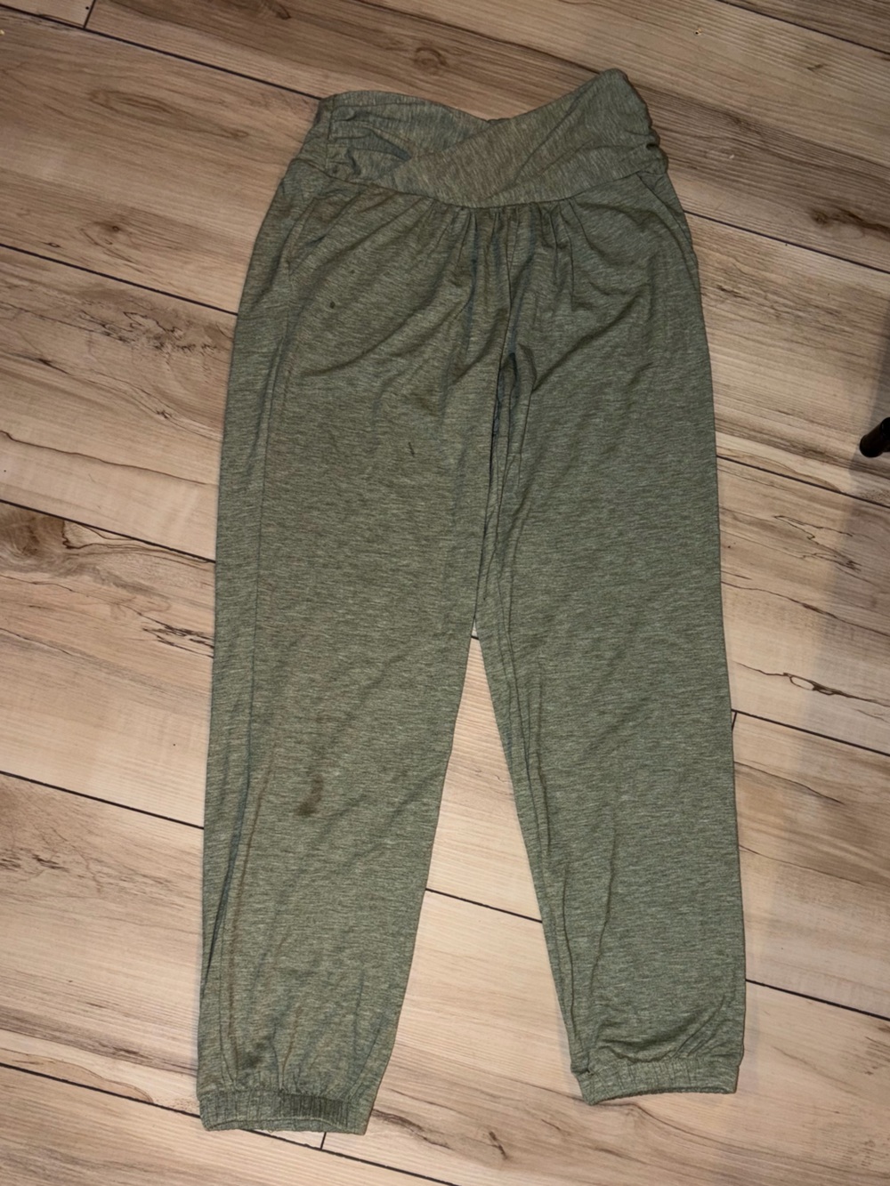 SHEIN Heather Olive Green Jogger Pants
